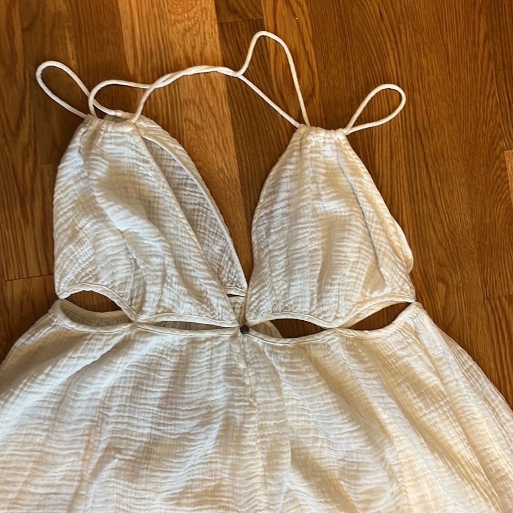 NWT Anthropologie Gauzy Cutout Cover-Up Maxi Dress Size XL - Picture 13 of 17